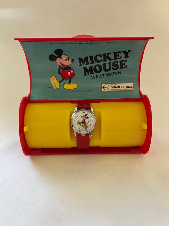 Disney Bradley Mickey Mouse Watch with Case