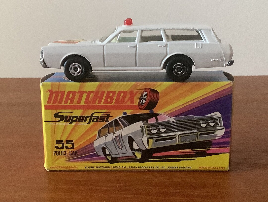 Lesney Matchbox Superfast No.55 Mercury Commuter Police Car