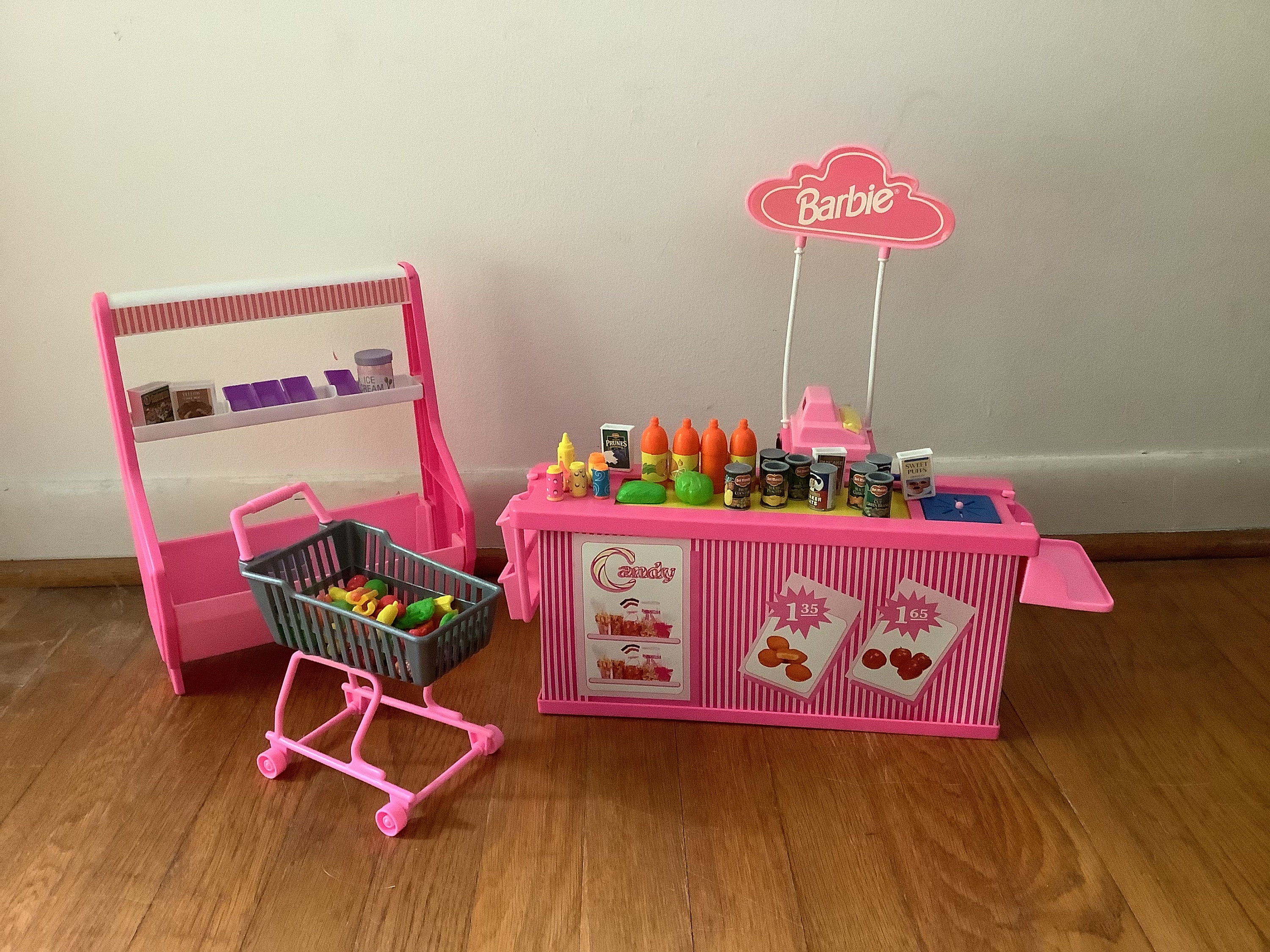 IVYRISE Exquisite Cute Mini Supermarket Shopping Cart Mode Art Crafts Desk Ornament Pen Organizer Kids Toys 