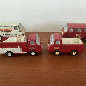 1960s Mini Tonka Fire and Rescue Collection