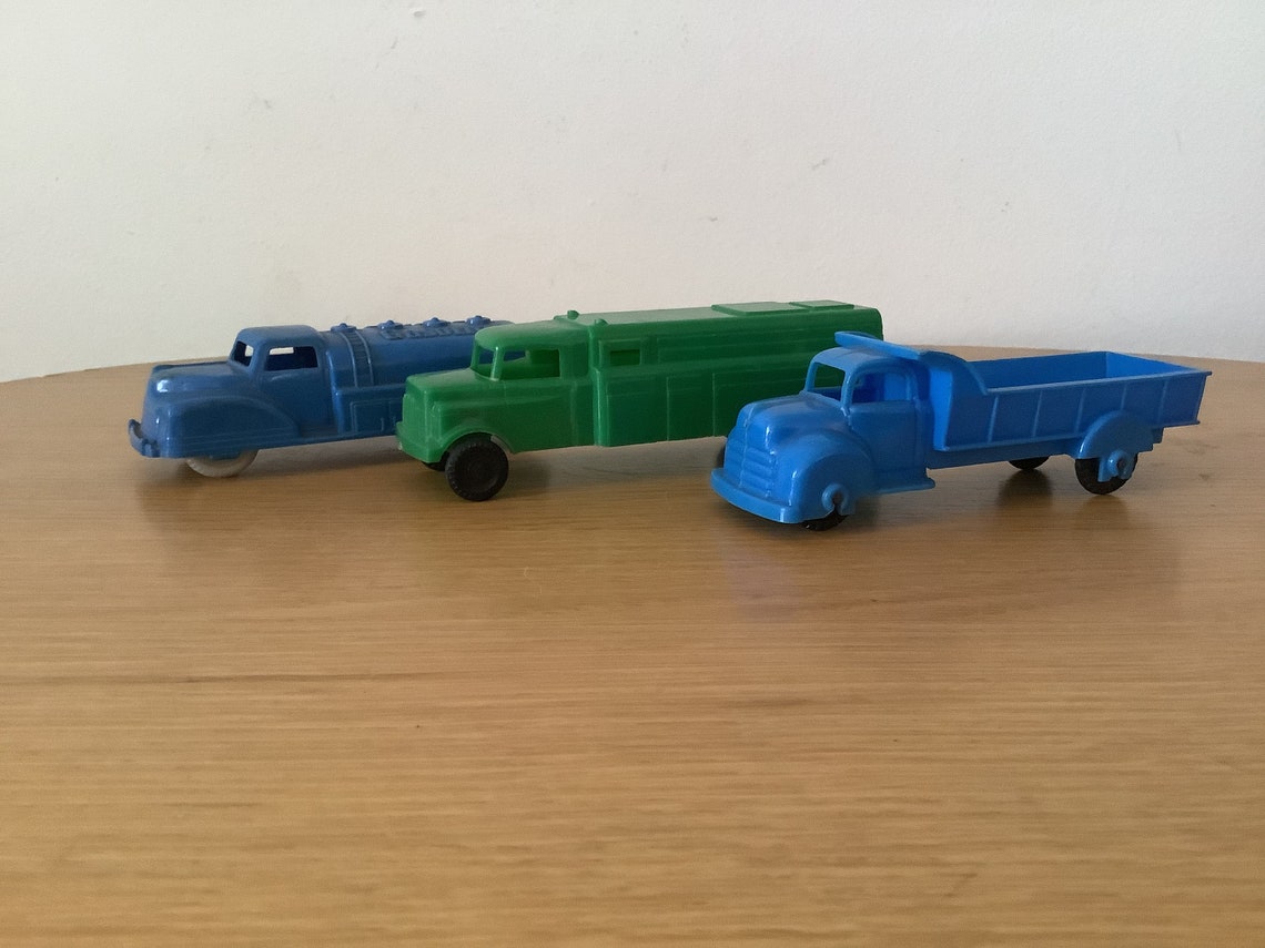 Vintage Toy Plastic Trucks 1950s. Etsy