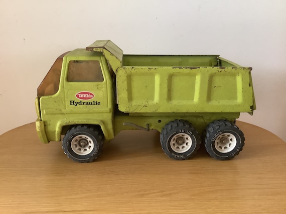 Tonka Lime Green Hydraulic Dump Truck - Etsy