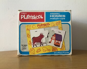 Playskool Animal Homes Passende Karten