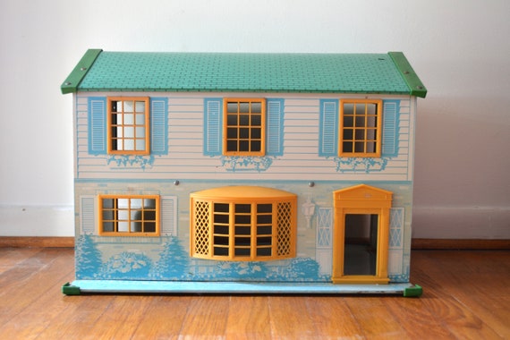 vintage metal dollhouse