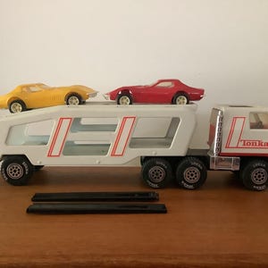 Tonka Car Carrier with Corvettes