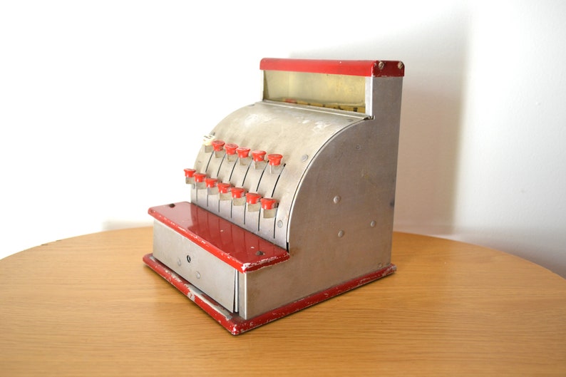 Vintage Kamkap Toy Cash Register Etsy Australia