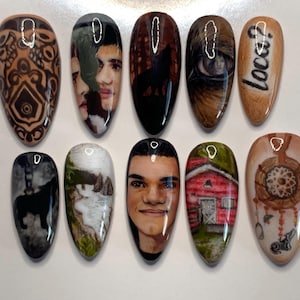 Twilight Saga Jacob Black, Press-on Nails (SIZE MEDIUM)