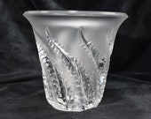 Lalique Lobelia Vase