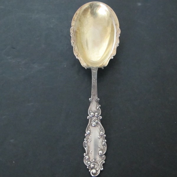 1893 Gorham "Luxembourg" Large Sterling Silver Serving Spoon