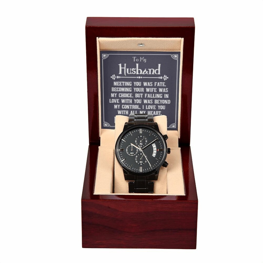 To My Husband Watch / Gift for Him / Husband Anniversary / Etsy