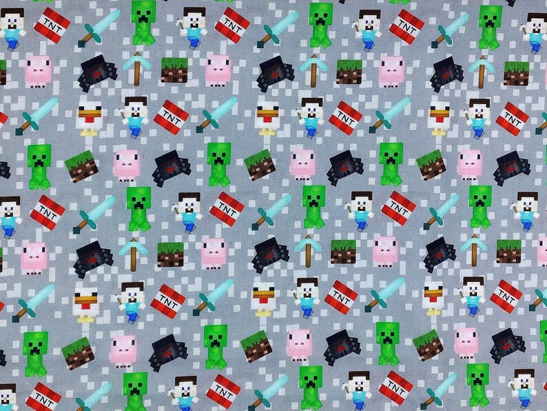 1 Yard Minecraft Cotton Fabric