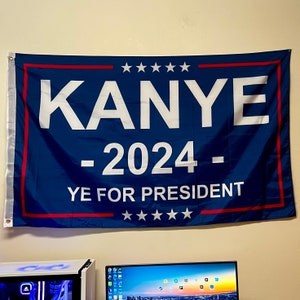 Kanye 2024 Flag Vote for Kanye Flag Kanye Tapestry