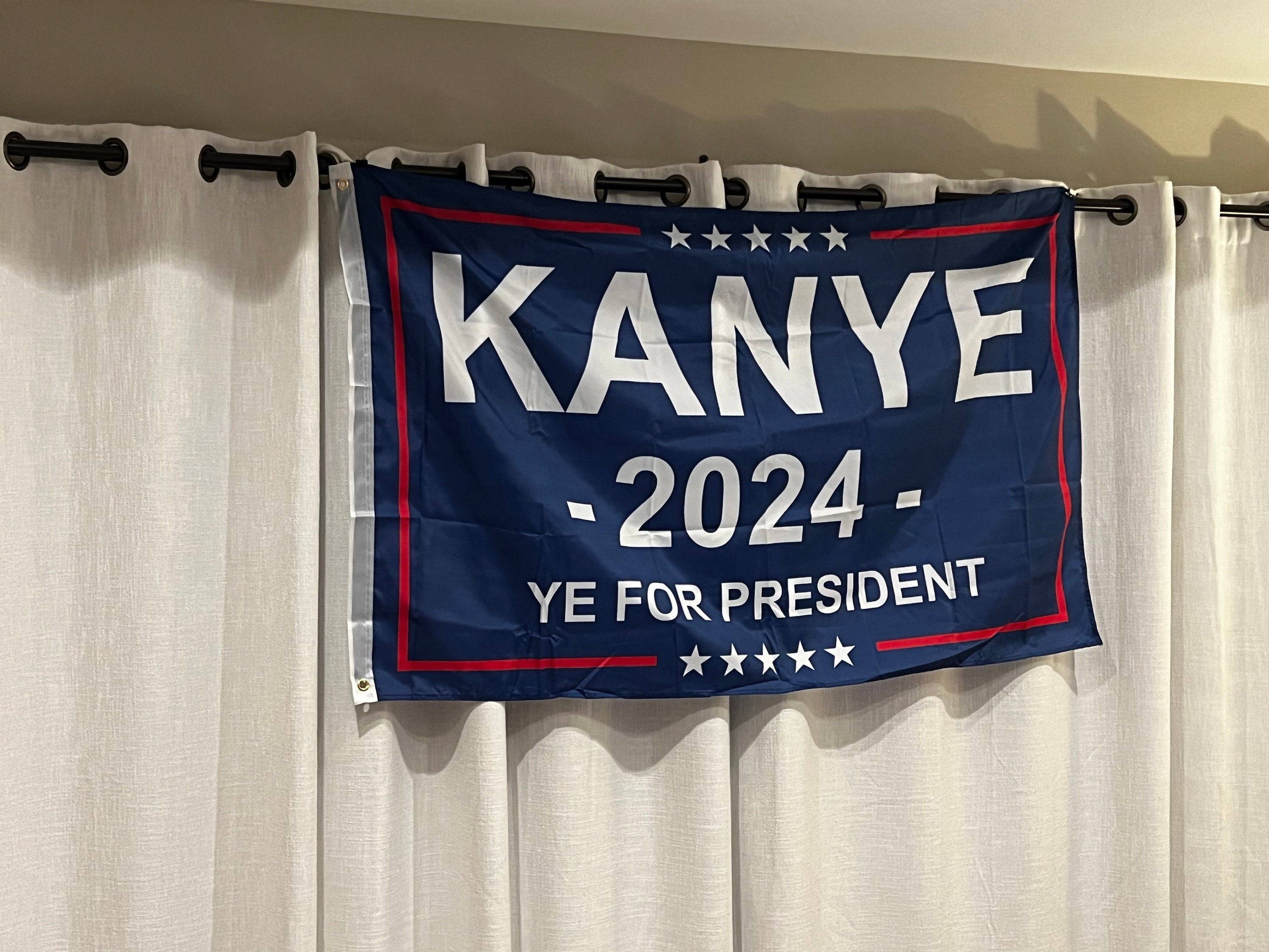 Kanye 2024 Flag Vote for Kanye Flag Kanye Tapestry Etsy Canada