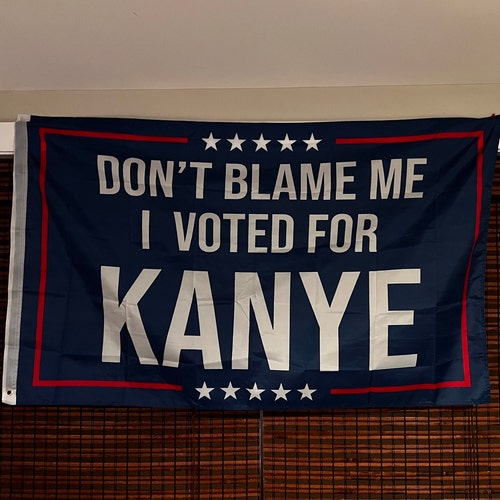 Kanye 2024 Flag Vote for Kanye Flag Kanye Tapestry Etsy