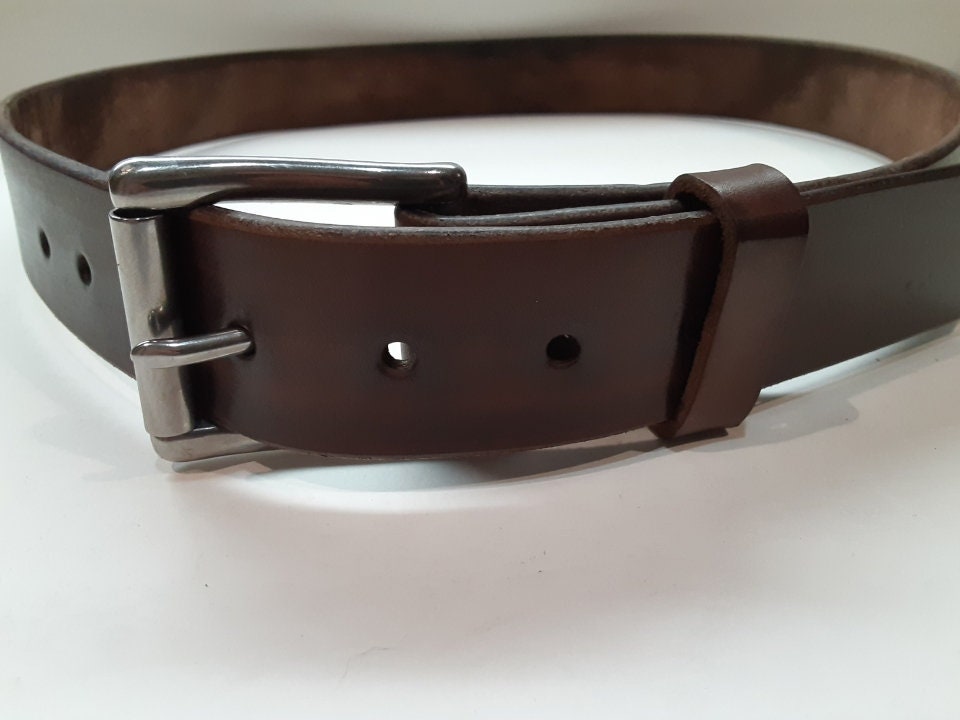 Discover Hand Made Leather Belt, Brown Leather Belt, Gift for Him