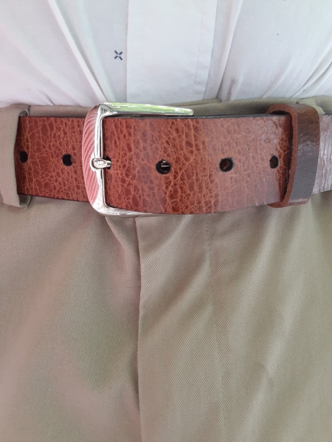 Water Buffalo Belt Belt for Men 1 1/2 Wide Belt Etsy