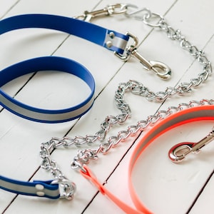BioThane dog leash, swimming dog leash, odor and bacteria free, 1&quot; wide, best training leash