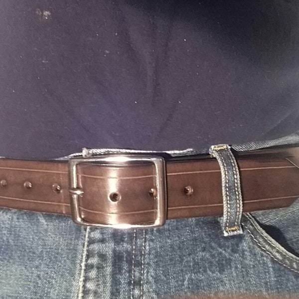 Chocolate Brown Belt Etsy