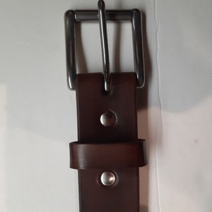1 1/2 Belt Hand Made Leather Belt Brown Leather Belt - Etsy