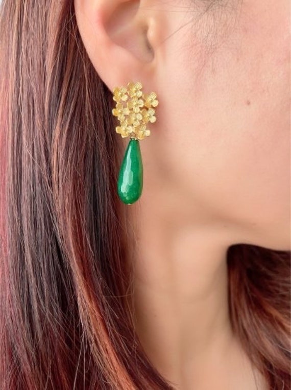 Orecchini In Giada Rosa A Cuore - Bottega Orafa Baldi - Foto 5