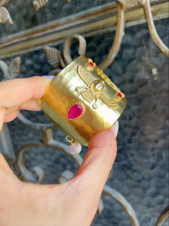Bracciale rigido uomo oro 14 carati | Forme di Lucchetta