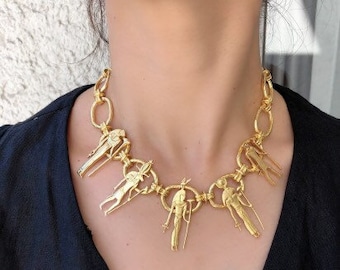 Egyptian necklace, Egypt jewelry, Egyptian accessories, Ottoman necklace, Boho necklace, Gift for woman, Egyptian jewelry