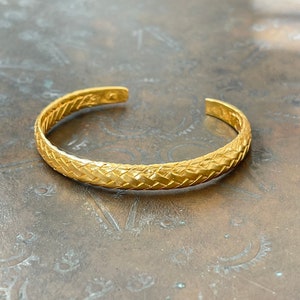 Gold Bracelet, gold bangle, Gold cuff, Gold Jewelry, Gold accessories, Ottoman bangle, Boho bangle, Gift for woman, Gift for Christmas