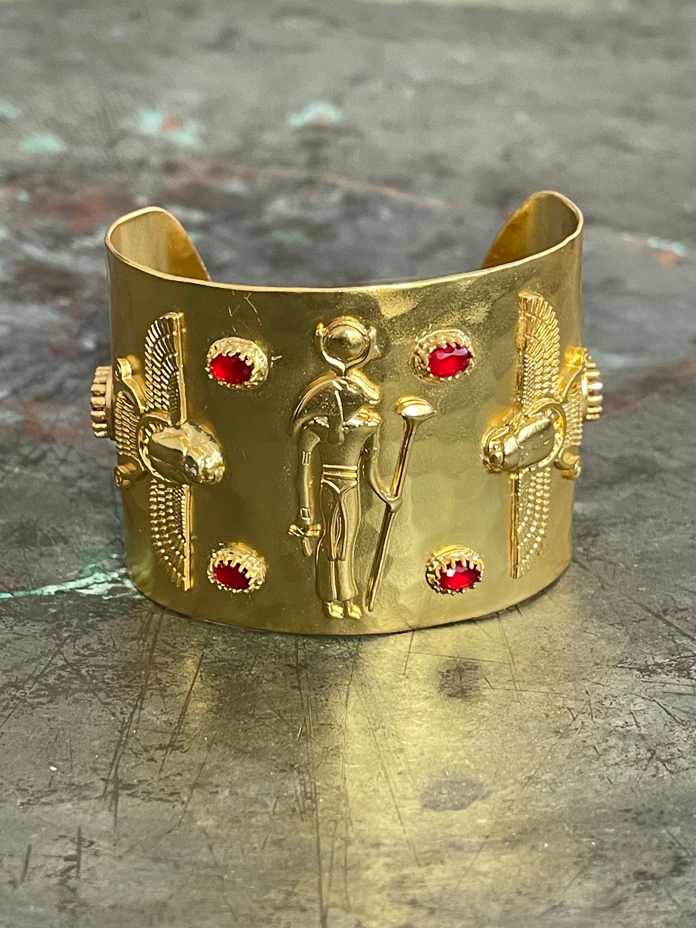 Bracciale rigido in acciaio inox placcato oro 18 carati con