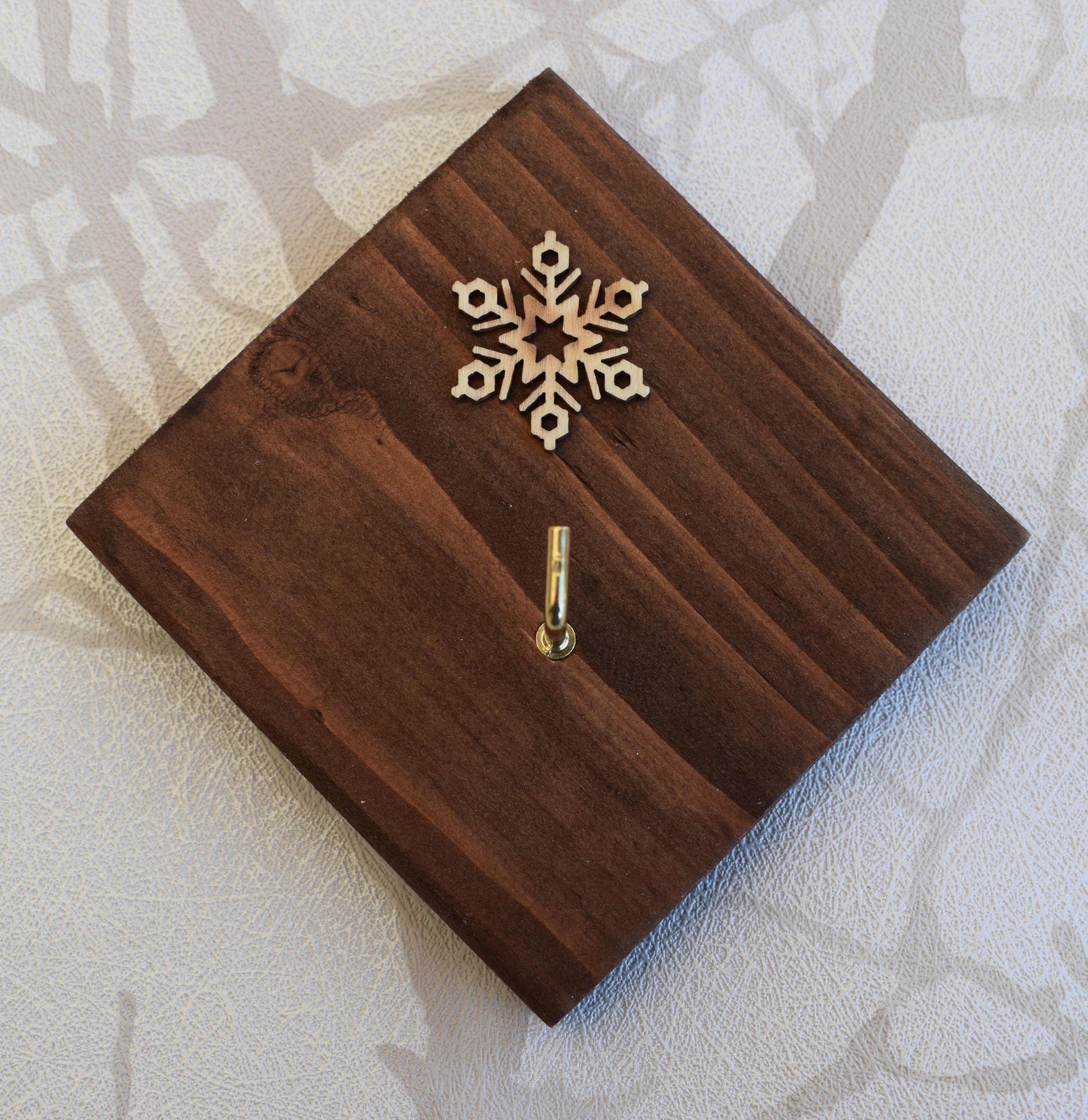 Wooden Snowflake 9”