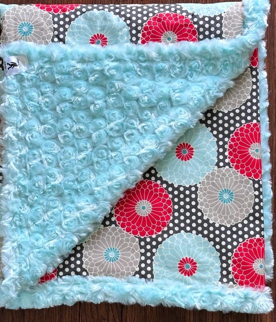 Floral Print Baby Blanket