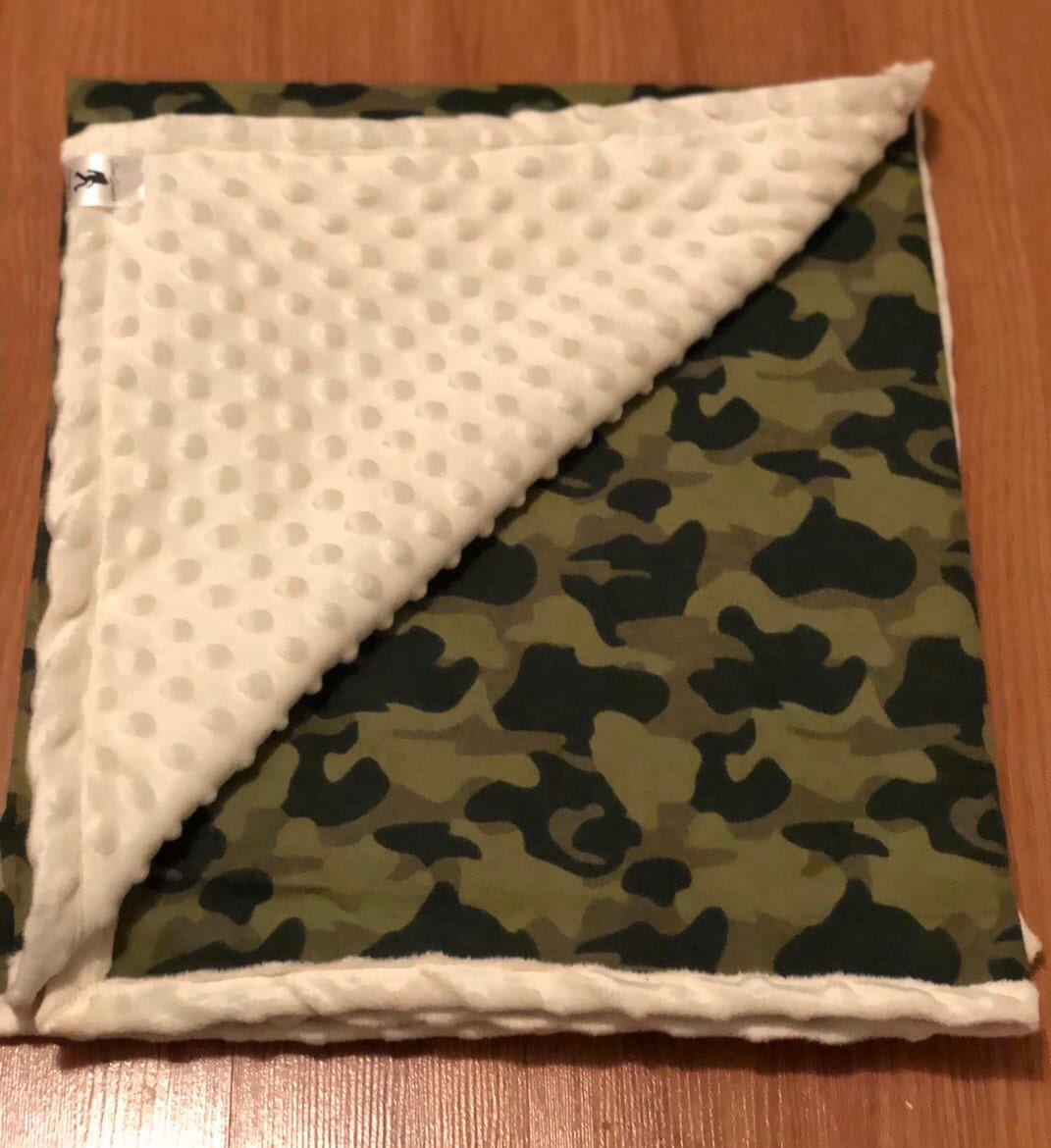 Camo Minky Baby Blanket