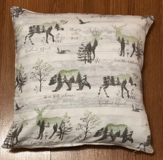Wilderness Print Pillow Cover