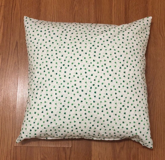 Shamrock Print Pillow Cover