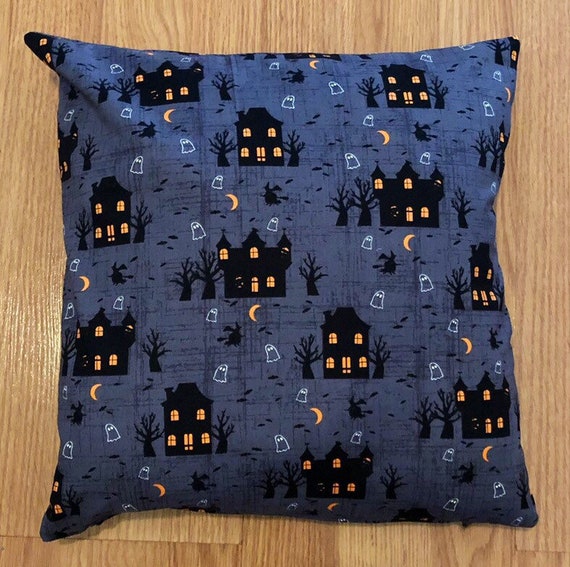 Haunted House Halloween Decorative Pillow Cover