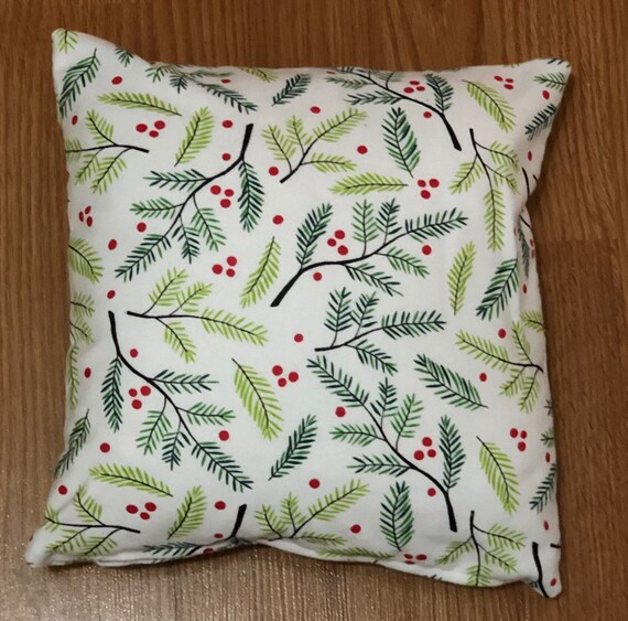 Mistletoe and Holly Pillow Cover
