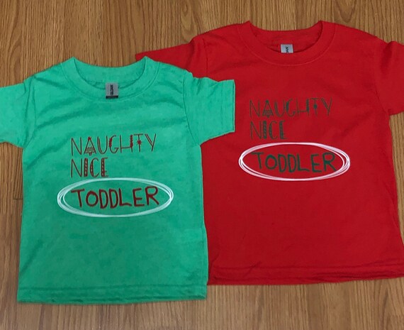 Naughty, Nice Toddler T-Shirt