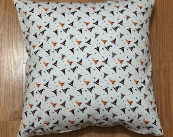 Witch Hat Print Decorative Pillow Cover