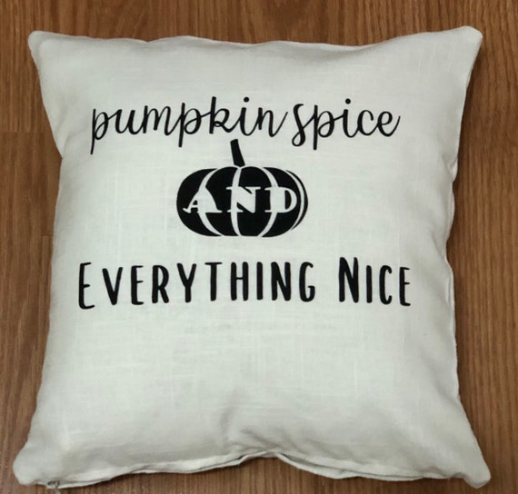 Pumpkin Spice Pillow Cover