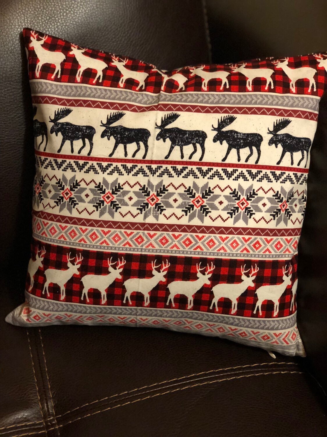 Lodge Stripe Pillow Cover