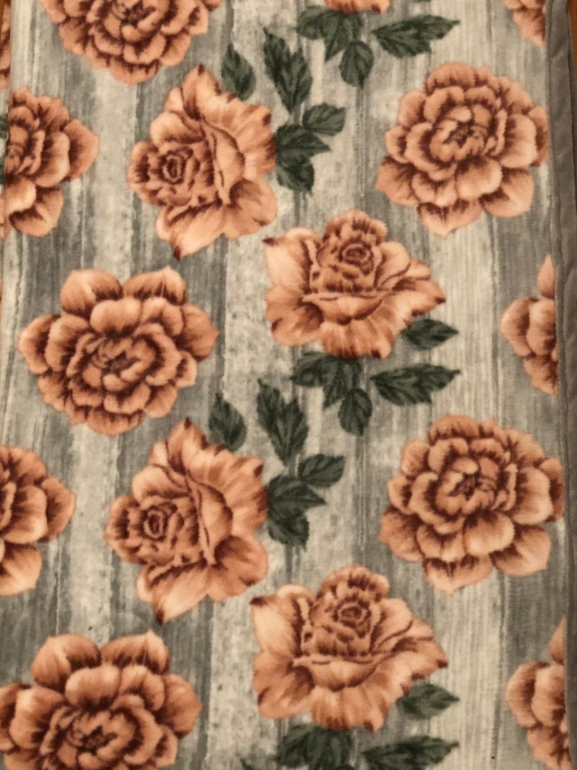 Rose Print Fleece Blanket