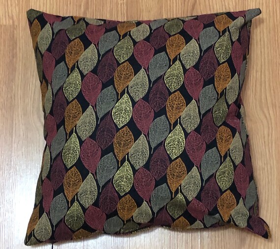 Leaf Print Pillow Cover