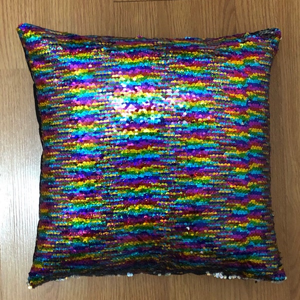Reversible Sequin Pillow Etsy