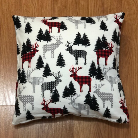 Patterned Elk Print Pillow Cover