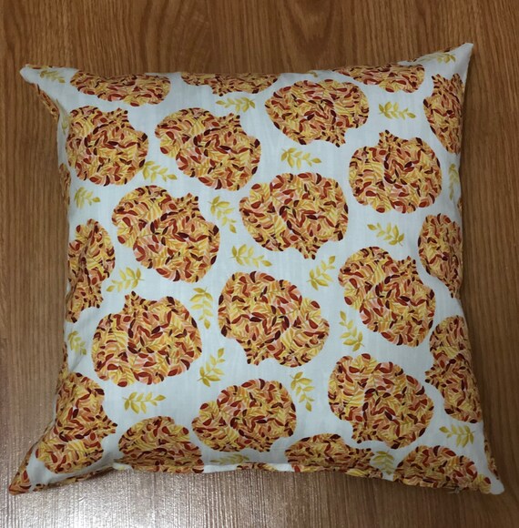 Pumpkin Print Pillow Cover