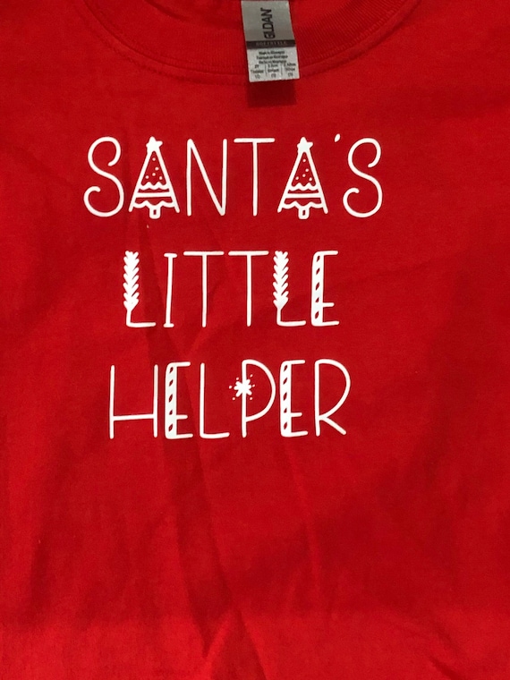 Santa’s Little Helper Toddler T-Shirt or Onesie