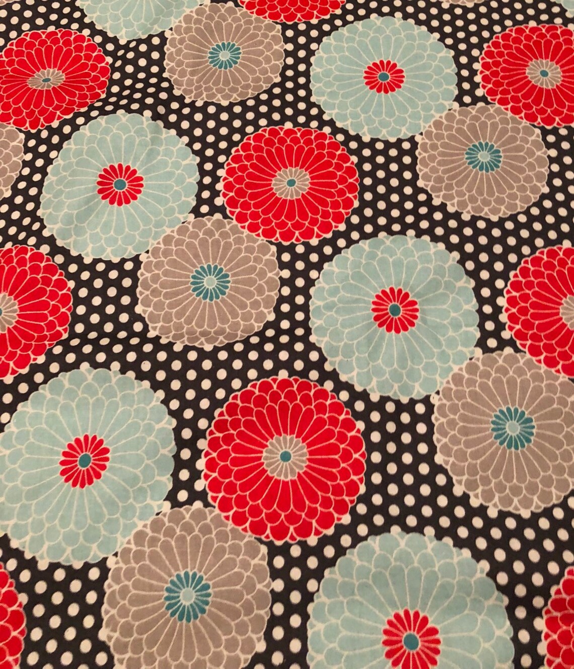 Baby Blanket Flower Printed Maroon Colour 40x37 Inches
