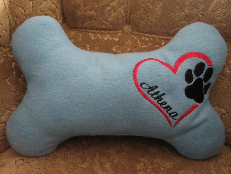 Kuscheliges Kopfkissen für Hunde in Knochenform mit Etsy