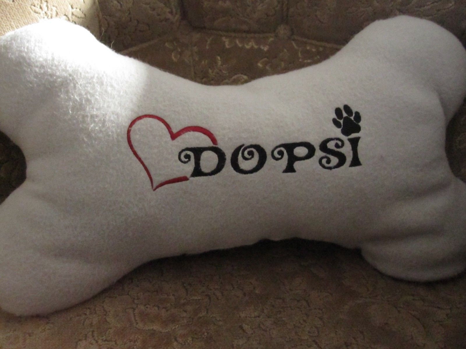 Kuscheliges Hundekissen Kopfkissen für Hunde in Knochenform Etsy