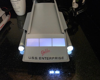 Handmade with licenced kit authentic  Star Trek TOS Galileo Shuttlecraft, 1:32 Scale