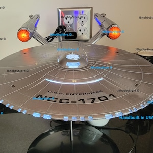 U.S.S. Enterprise Model: Strange New Worlds Prop Replica with Lights (1/1000 Scale)